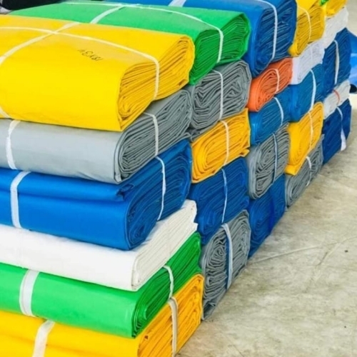Pvc Coated Fabric Tarpaulin Bulk Multicolour