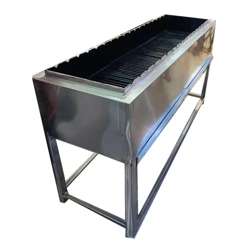 Ss Rectangle Charcoal Barbecue Grill
