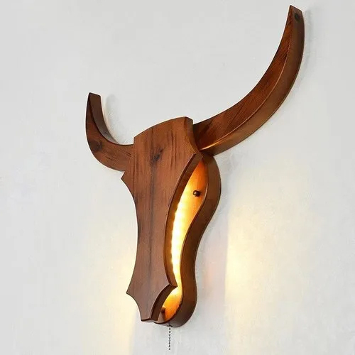 Animal Head Wall Lamp