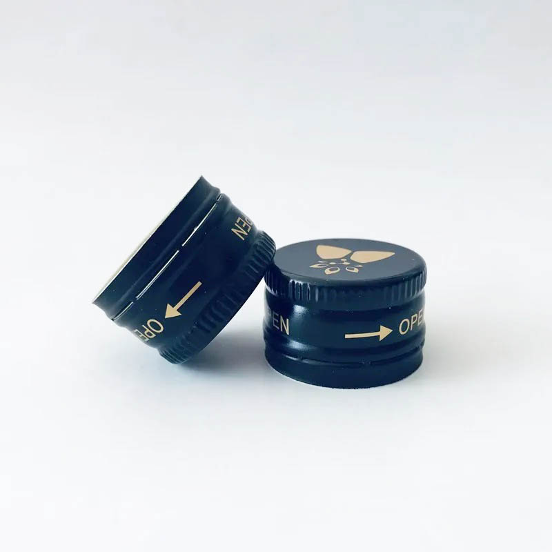 Customized 28Mm Ropp Aluminum Bottle Cap - Color: Standard Gold