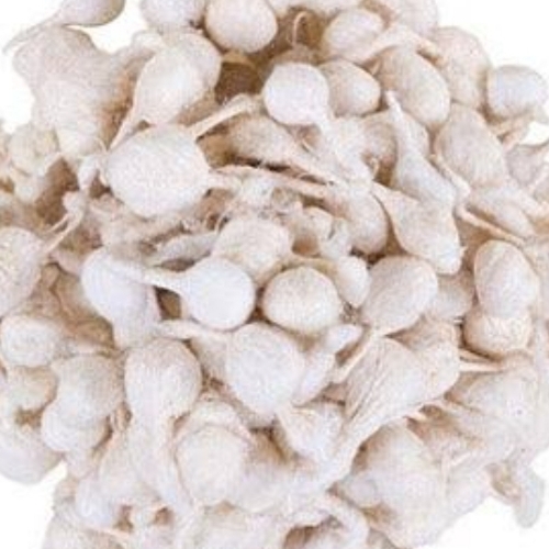 Round Cotton White And Red Batti