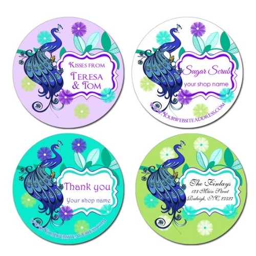 Stickers Peacock