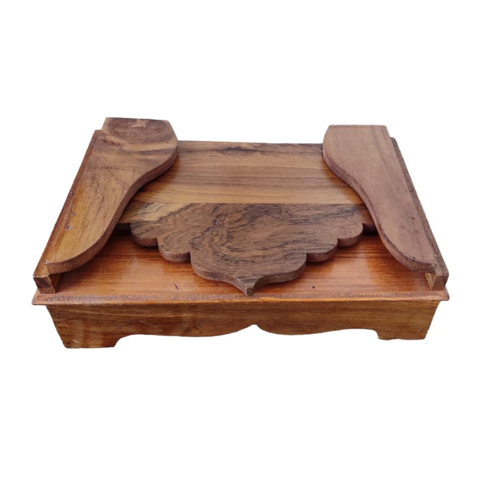 Wooden Folding Sinhasan For Laddu Gopal
