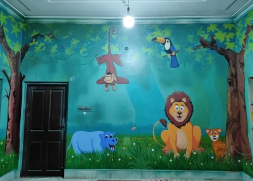 Pre School Landon Kids Wall Painting