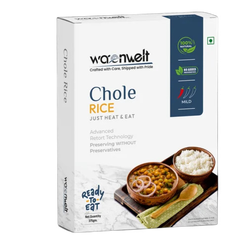 Ready To Eat Food Chole Rice
