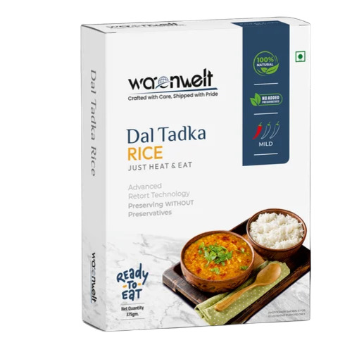 Ready To Eat Food Dal Tadka Rice