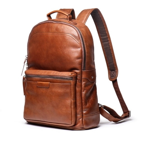 Brown Leather Backpack