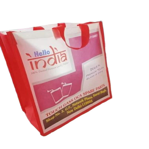 Non Woven White Promotional Carry Bags