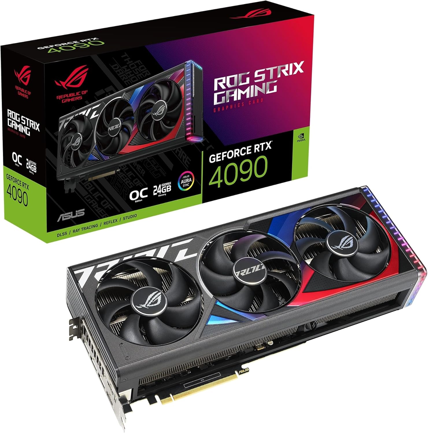 Asus Rog Strix Geforce Rtx 4090 Gaming Graphics Card