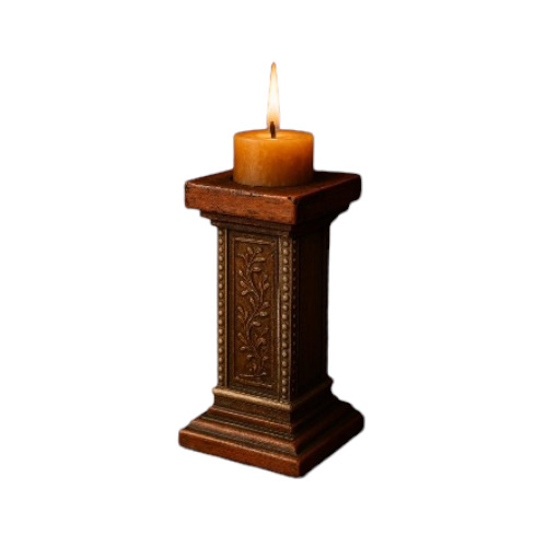 Wooden Candle Holder
