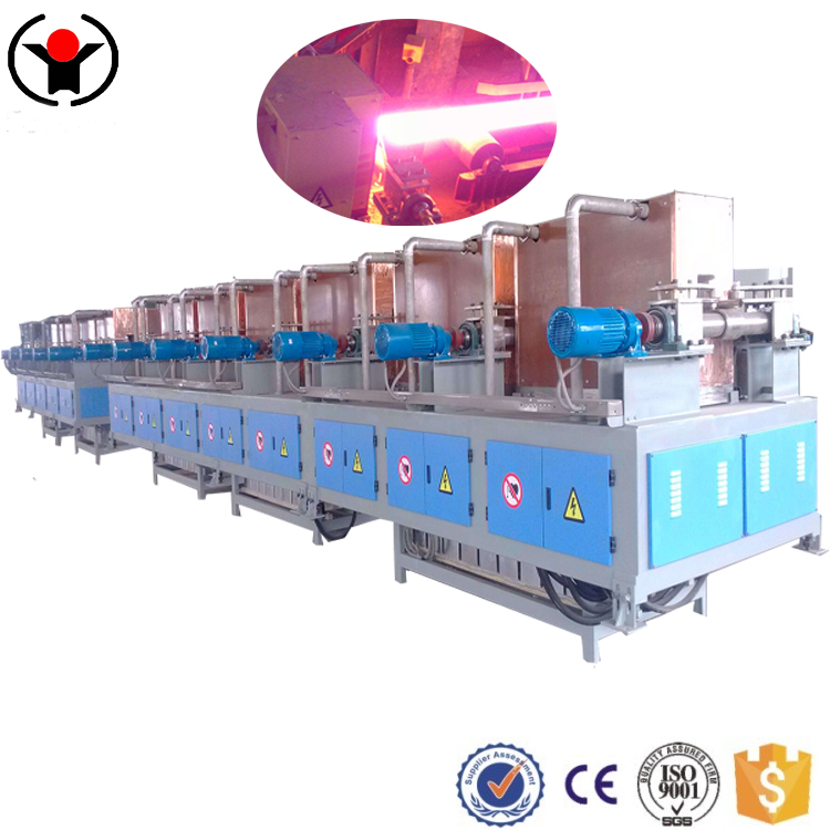 Industrial Long Bar Induction Heat Treatment Machine