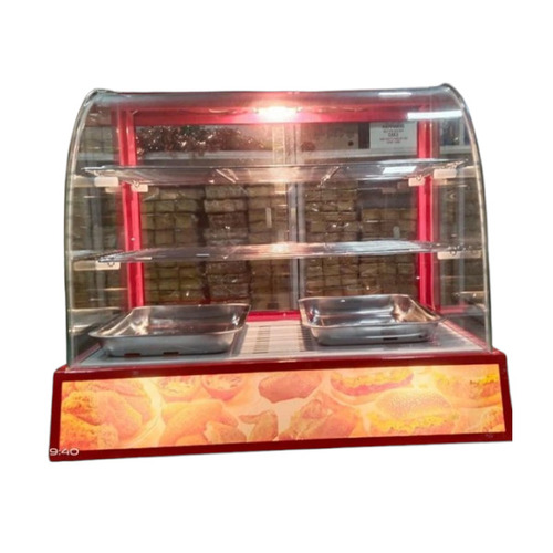 J Shape Fast Food Display Counter