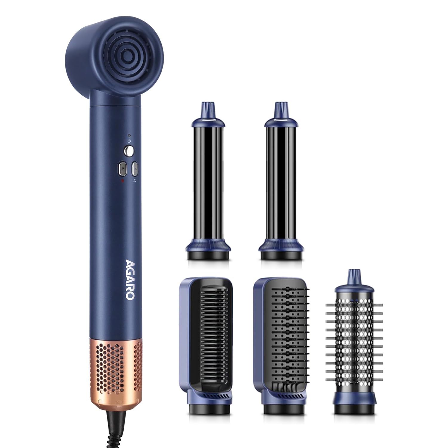 Agaro Imperial Multifunctional 6 In 1 Hair Styler - Color: Blue