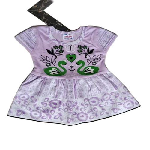 Levender Girls Kids Cotton Frocks