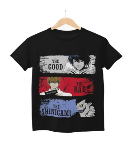 Mens Printed Black T Shirt