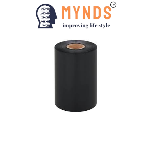 MYNDS 105mm - 100m Resin Premium Black Ribbon
