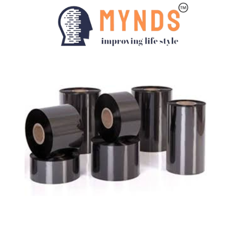 MYNDS 80mm - 300m Resin Primary Black Ribbon