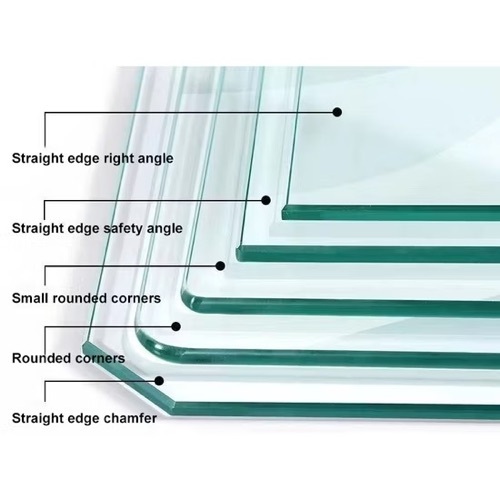 Transparent Polished Edge Glass