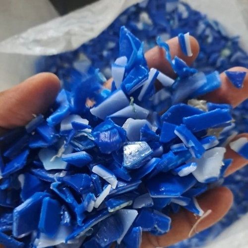Blue Hdpe Blow Molding Srap