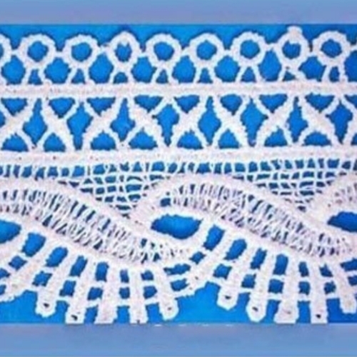 Cotton Camric Laces Fabric