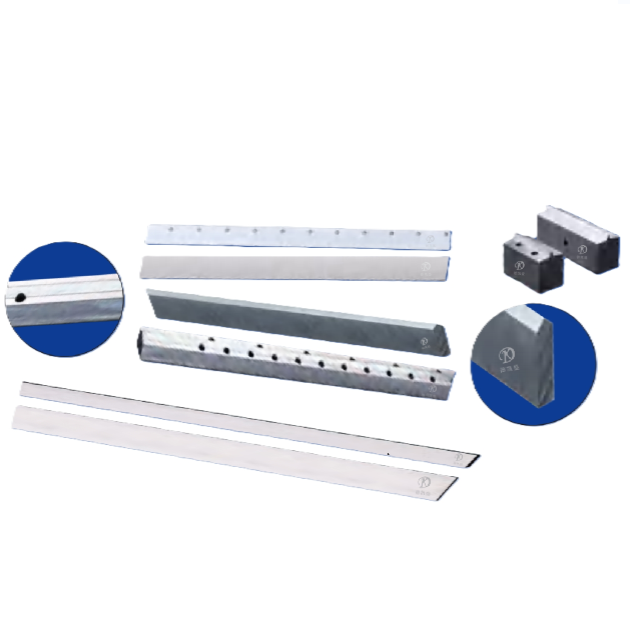 Folding Machine Blades - Color: Silver