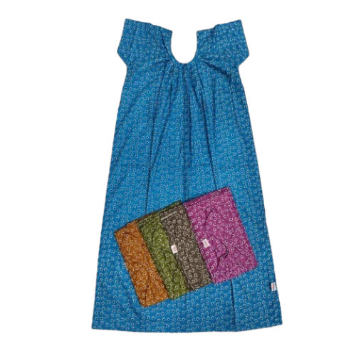 Ladies Printed Cotton Nighty - Color: Multicolor