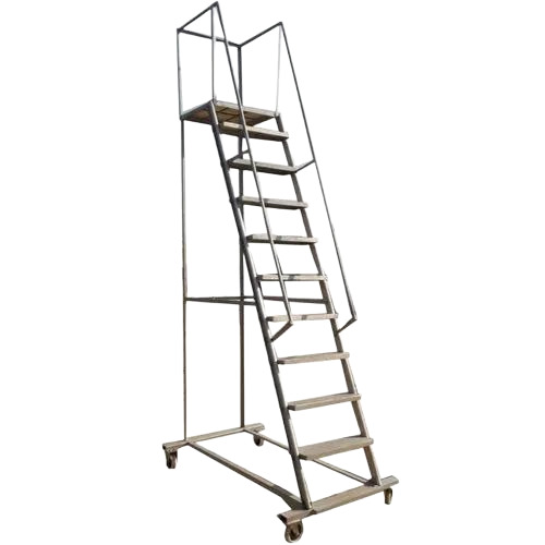 Aluminium Trolley Step Ladder 10 Feet