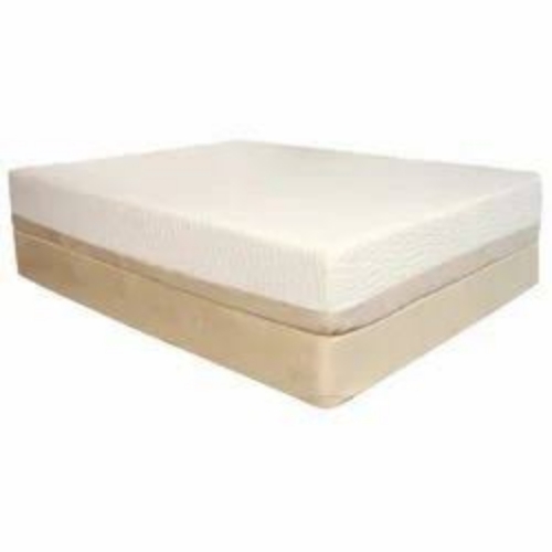 Bedroom Mattress - Eco Friendly White Rectangular Design | Lightweight, Smooth, Breathable for Home & Hotel Comfort