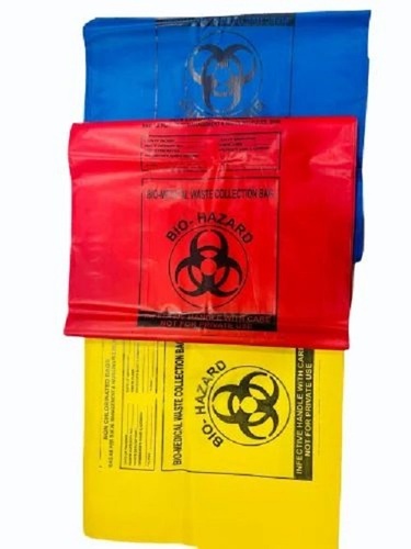 Colored Biomedical Waste Collection Bag