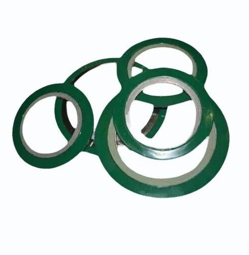 Graphite Green Spiral Wound Gasket - Application: Chemical Fertilizer Pipe