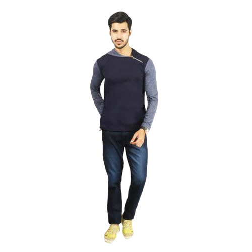 Mens Fancy Hooded T Shirt