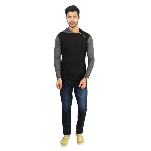 Mens Hooded T Shirt