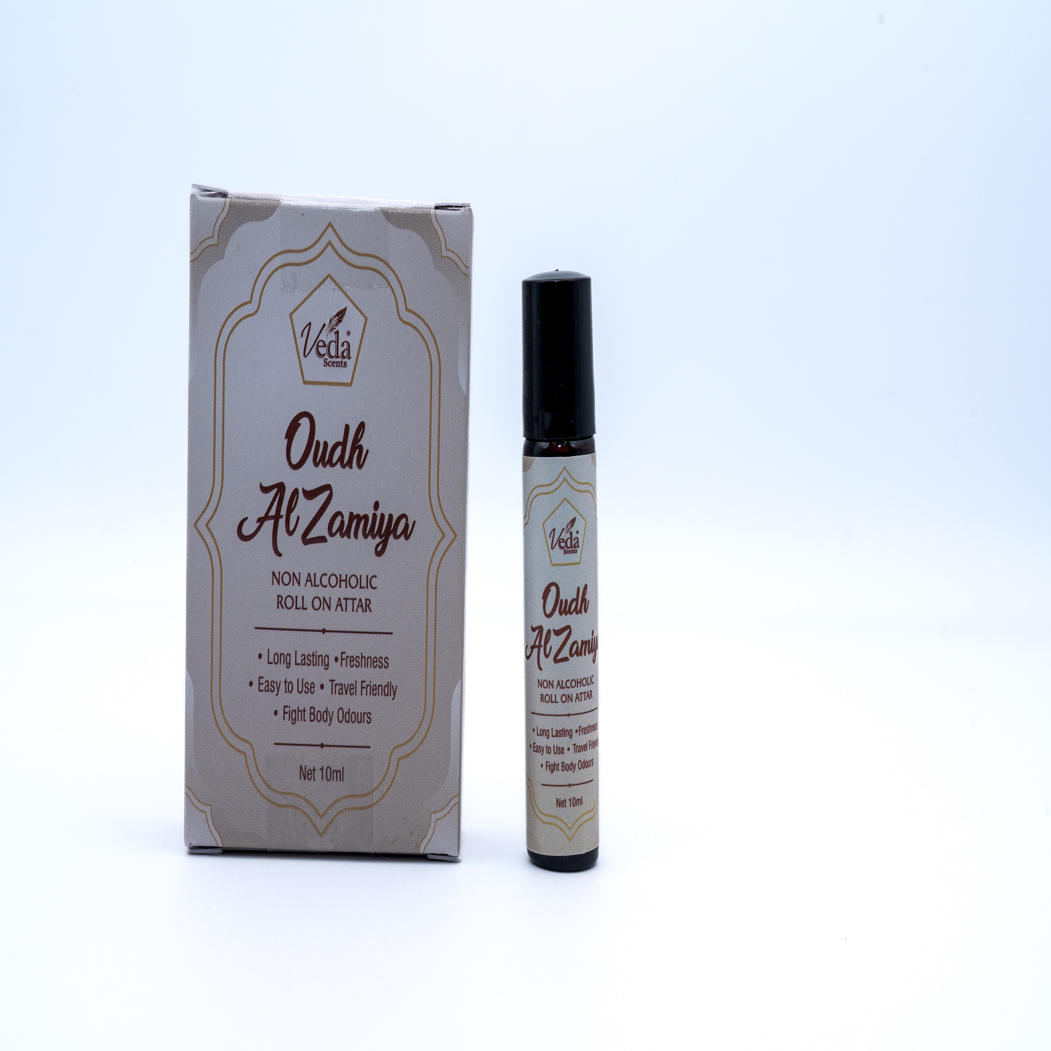Oudh Al Zamiya Roll On Attar Perfume - Brand Name: Veda Scents