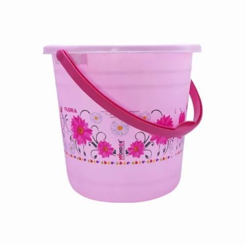 18 Litres Plastic Printed Bucket