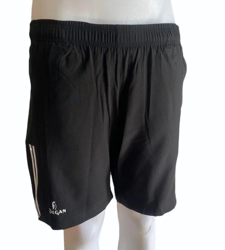 190 Gsm Degan Men Ns Lycra Sports Shorts - Color: Black