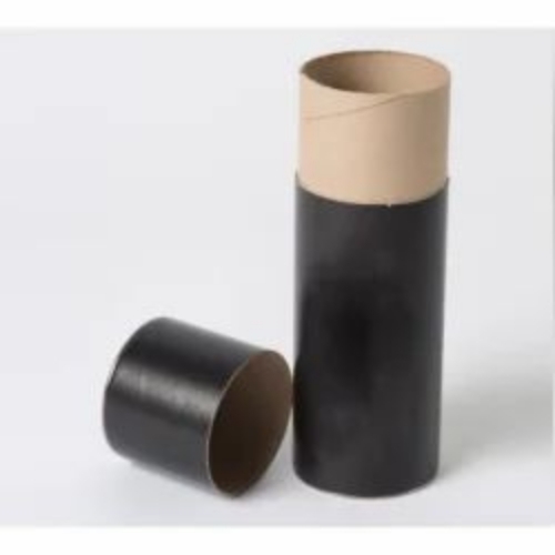 Black Paper Tube Can