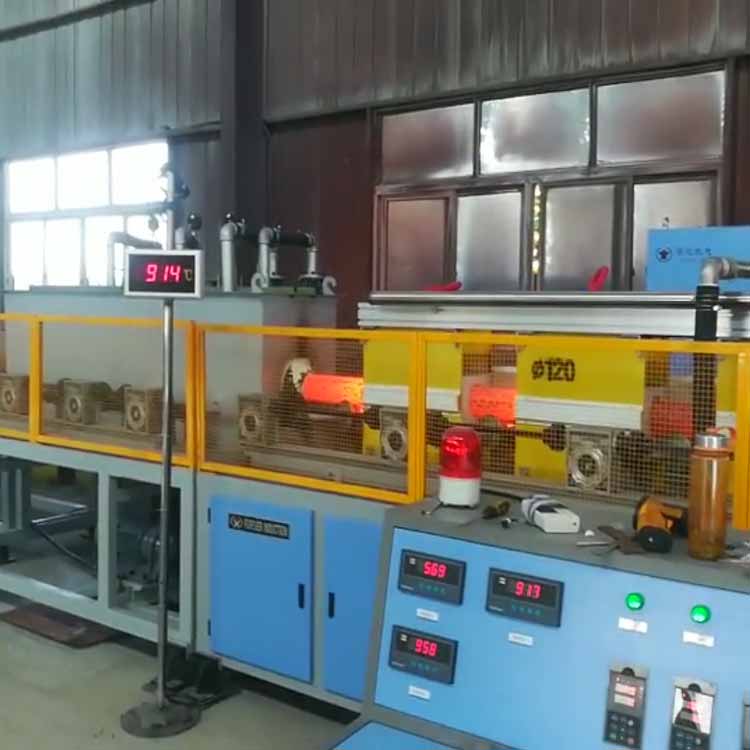 Long Bar Threaded Rod Heat Treatment Machine
