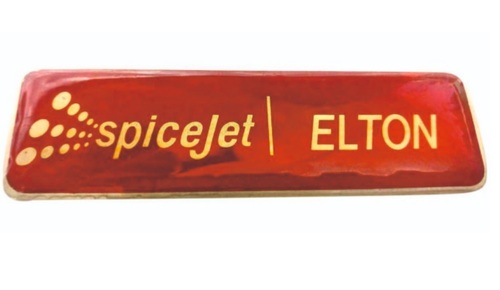 Name Brass Badges 3 Rd Cl With Meena - Color: Customized