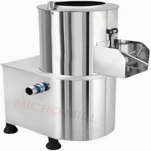 Potato Peeler Machine - Color: Selver