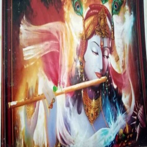 Krishna Wall Hand Painting
