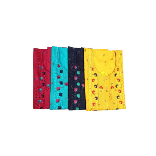 Ladies Cotton Embroidered Nightgown