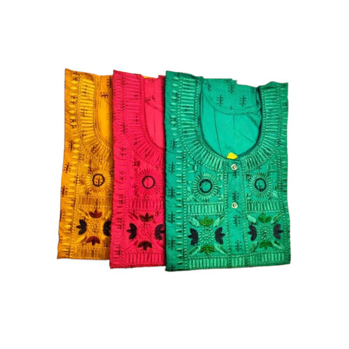 Ladies Cotton Embroidery Nighty