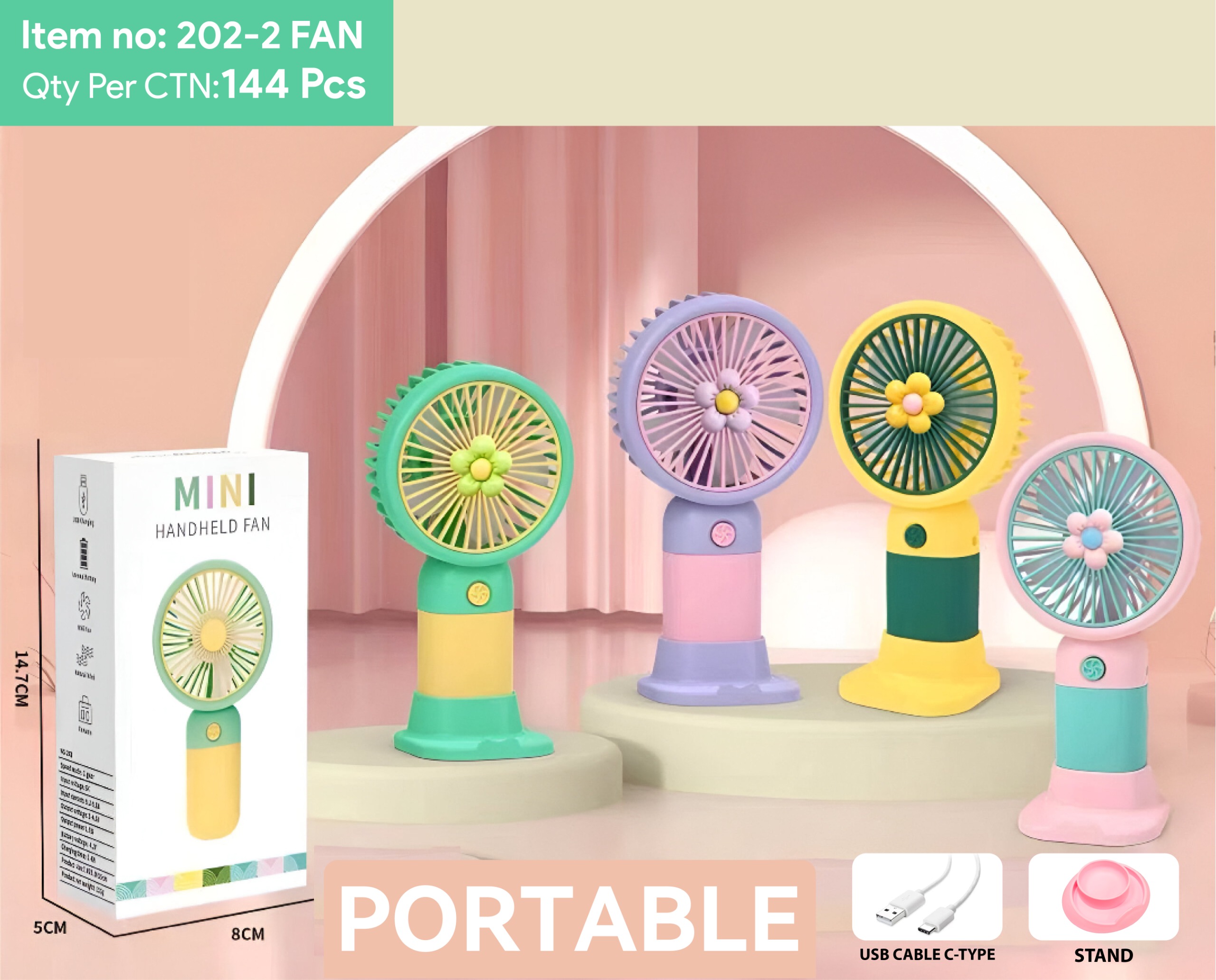 Portable Mini Fan 202-2 Fan