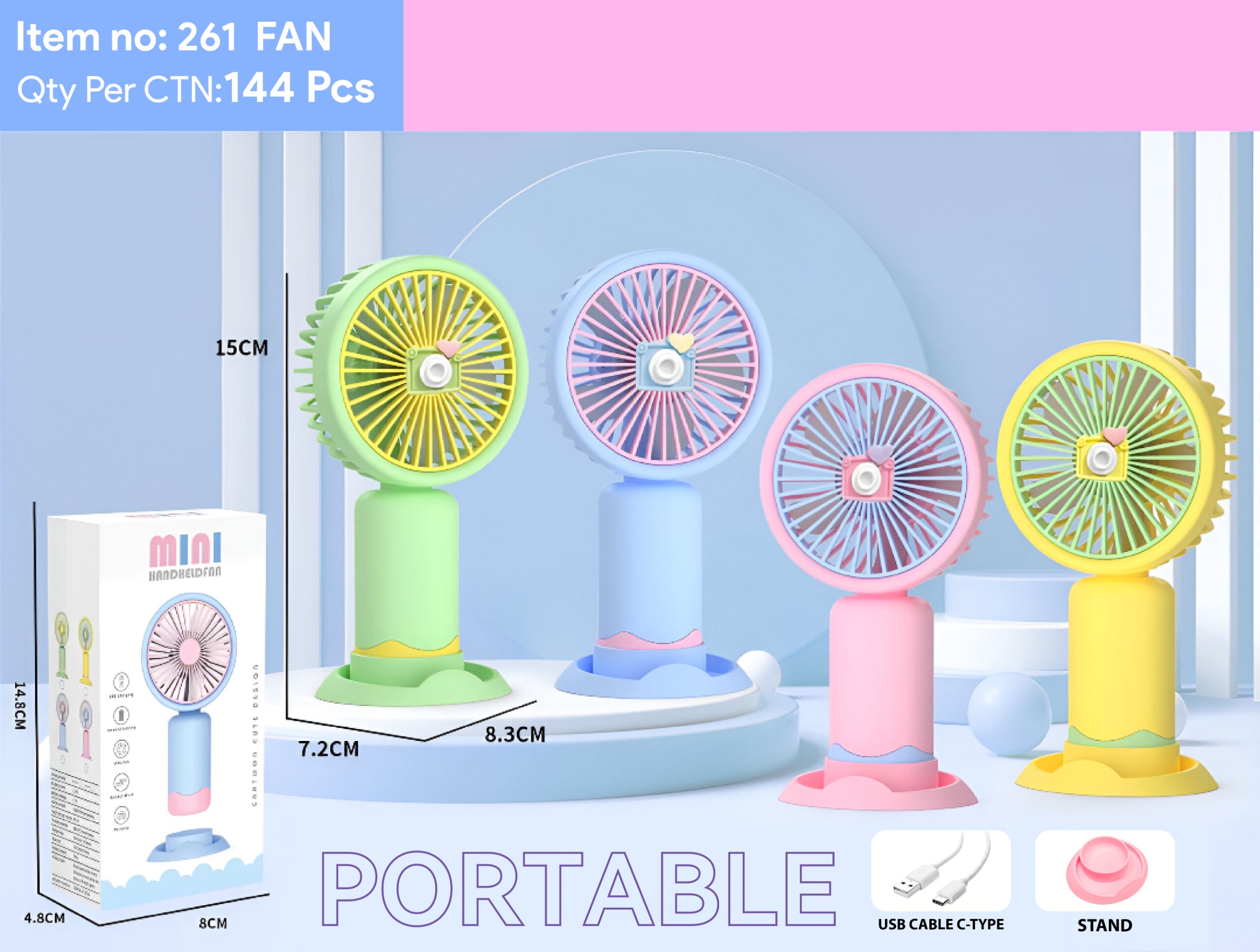 Portable Mini Fan 261 Fan