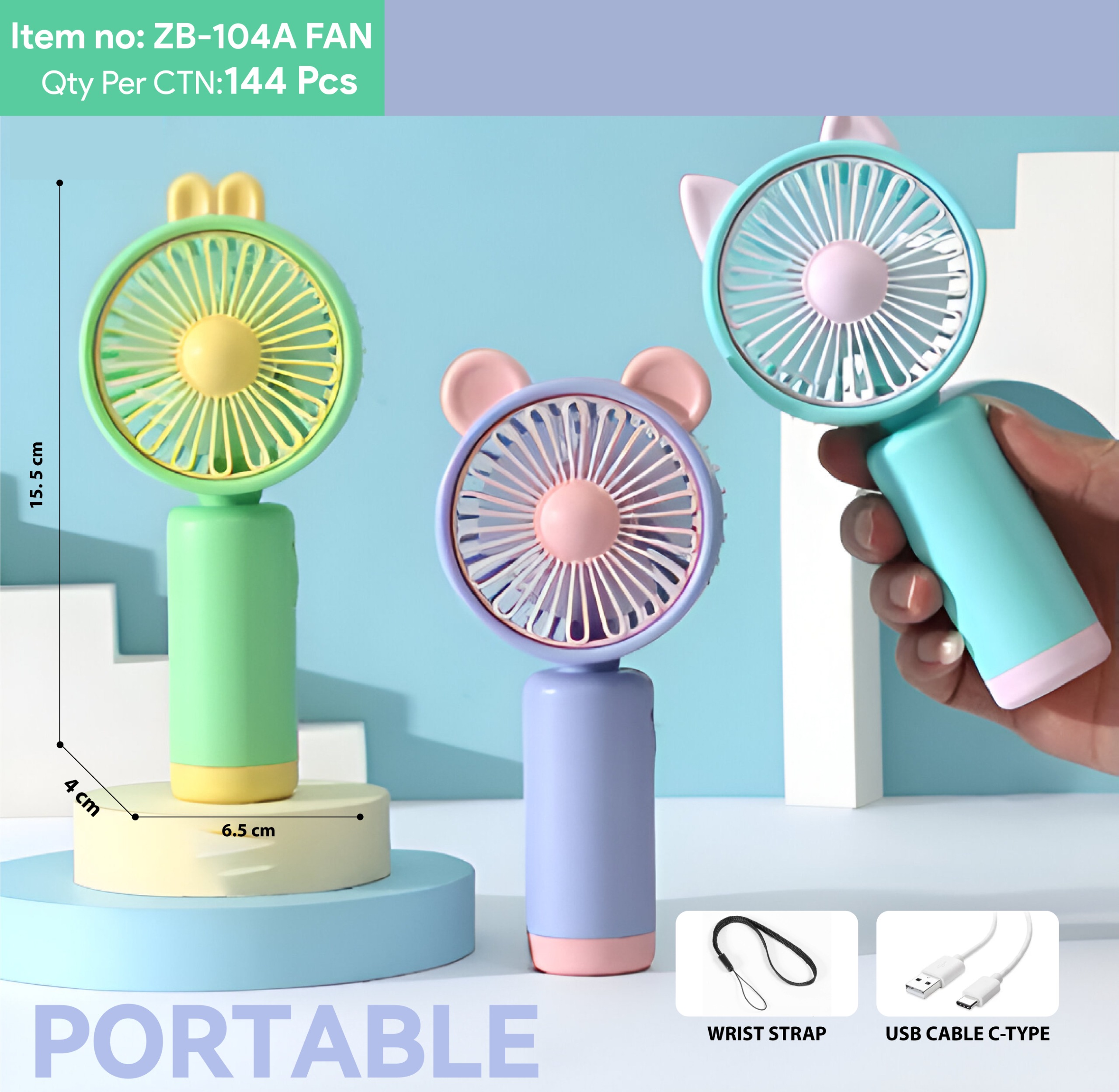 Portable Mini Fan ZB-104A FAN