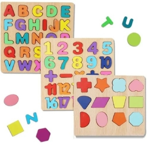 Wooden Puzzle Set