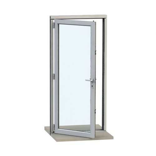 Aluminium Door - Color: Transperant