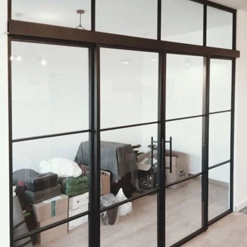 Aluminium Glass Fixed Partition Door