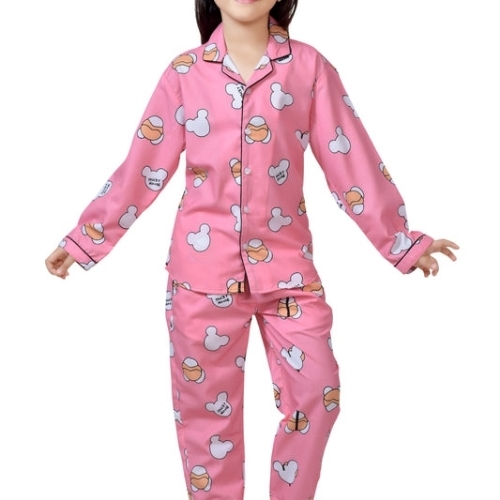 Kids Night Dress - Color: Pink