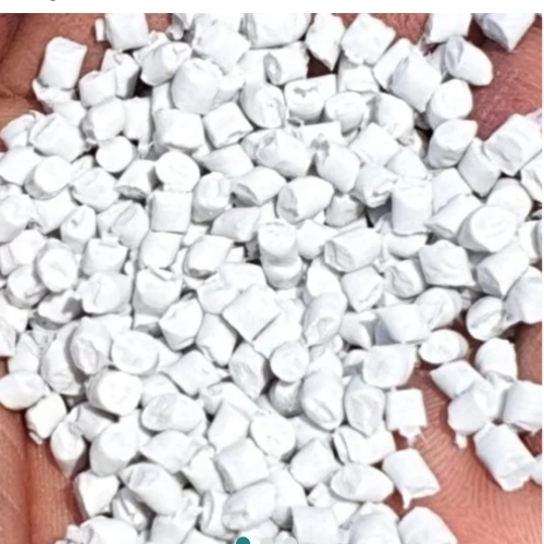 Milky White Reprocessed Pp Granules
